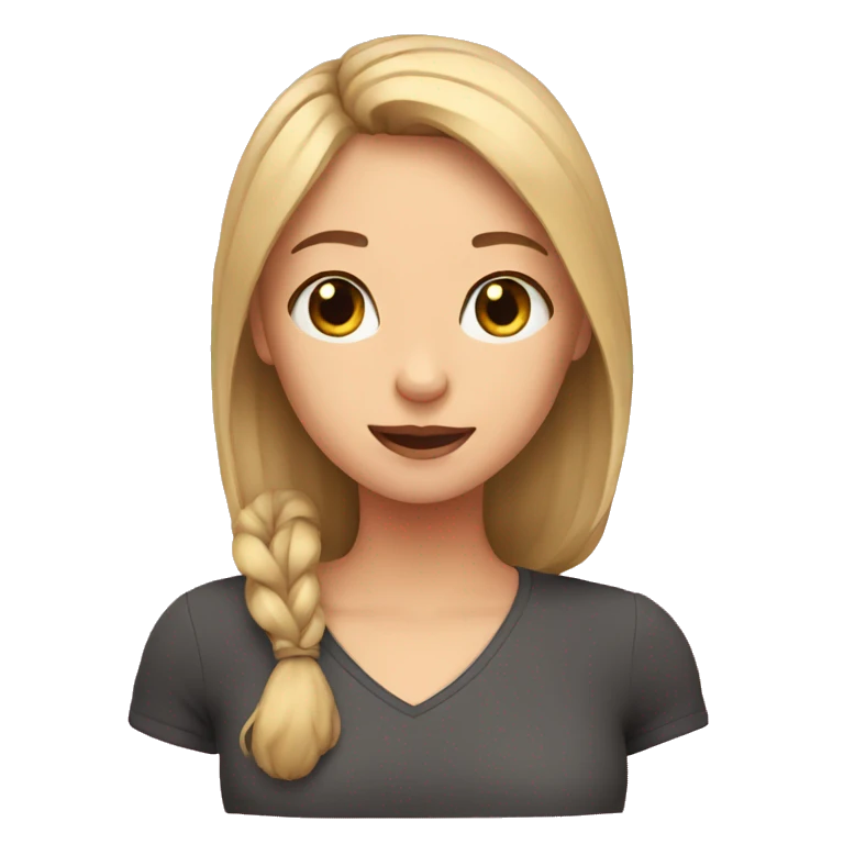 Girl with two cats emoji