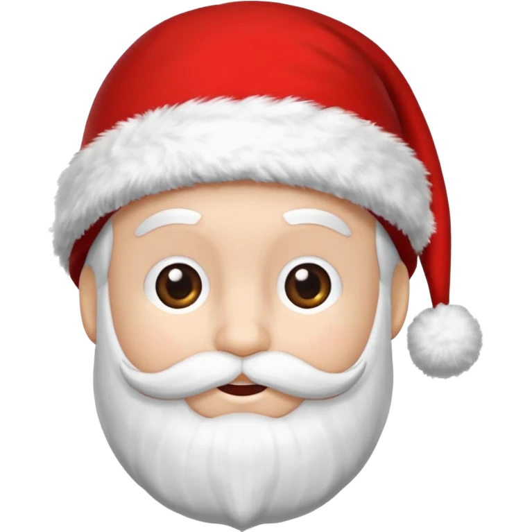 gorro do papai noel, apenas o gorro, sem nenhum rosto acompanhado  emoji
