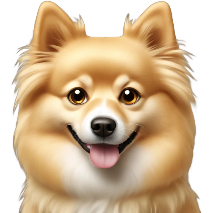spitz dog golden emoji