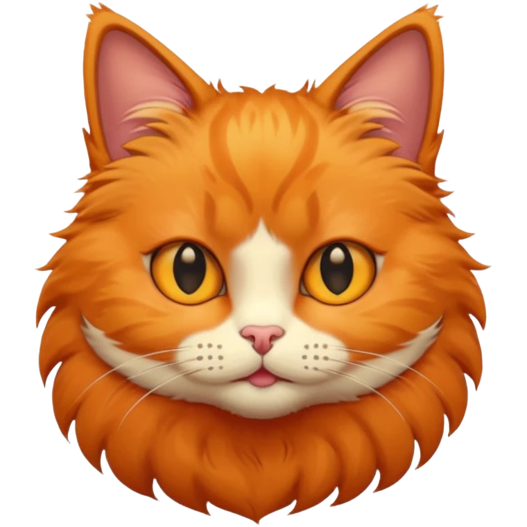 Cat with small slim eyes emoji