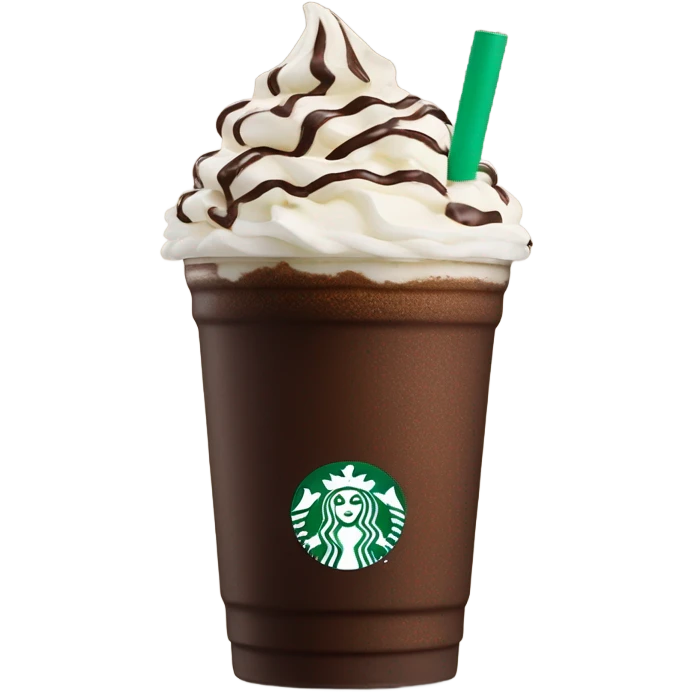 Double Chocolate Frappechino from Starbucks emoji