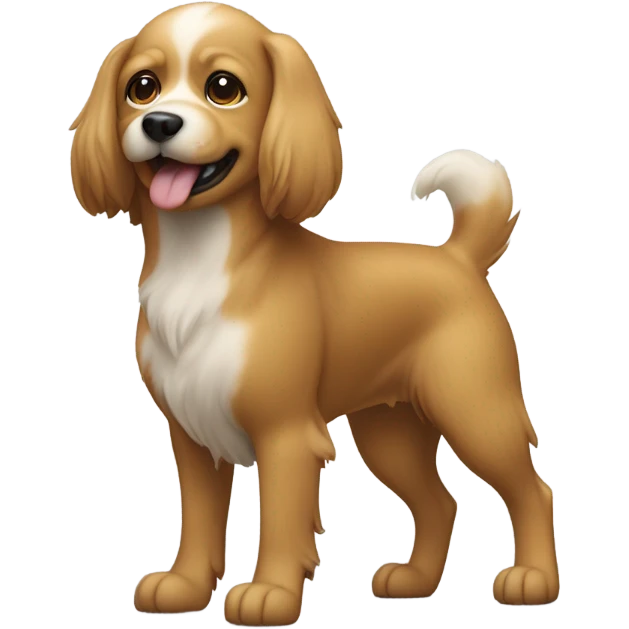 Dog pooping  emoji