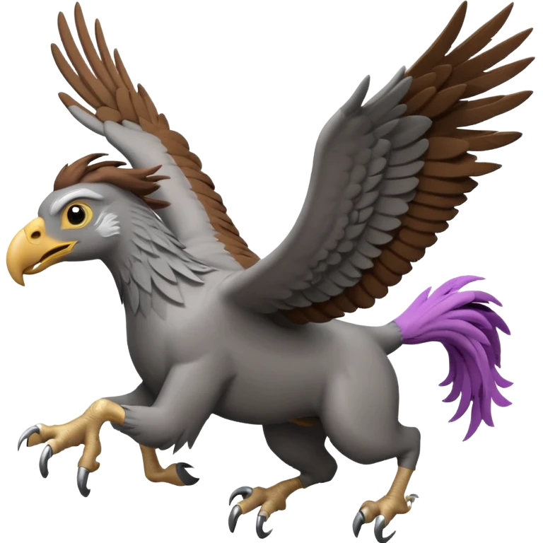 harry potter riding buckbeak emoji