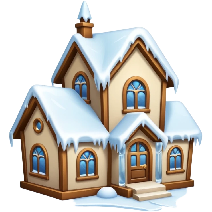 frozen houses emoji