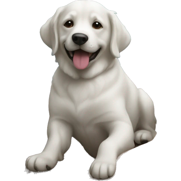 Un chien dans un bateau  emoji