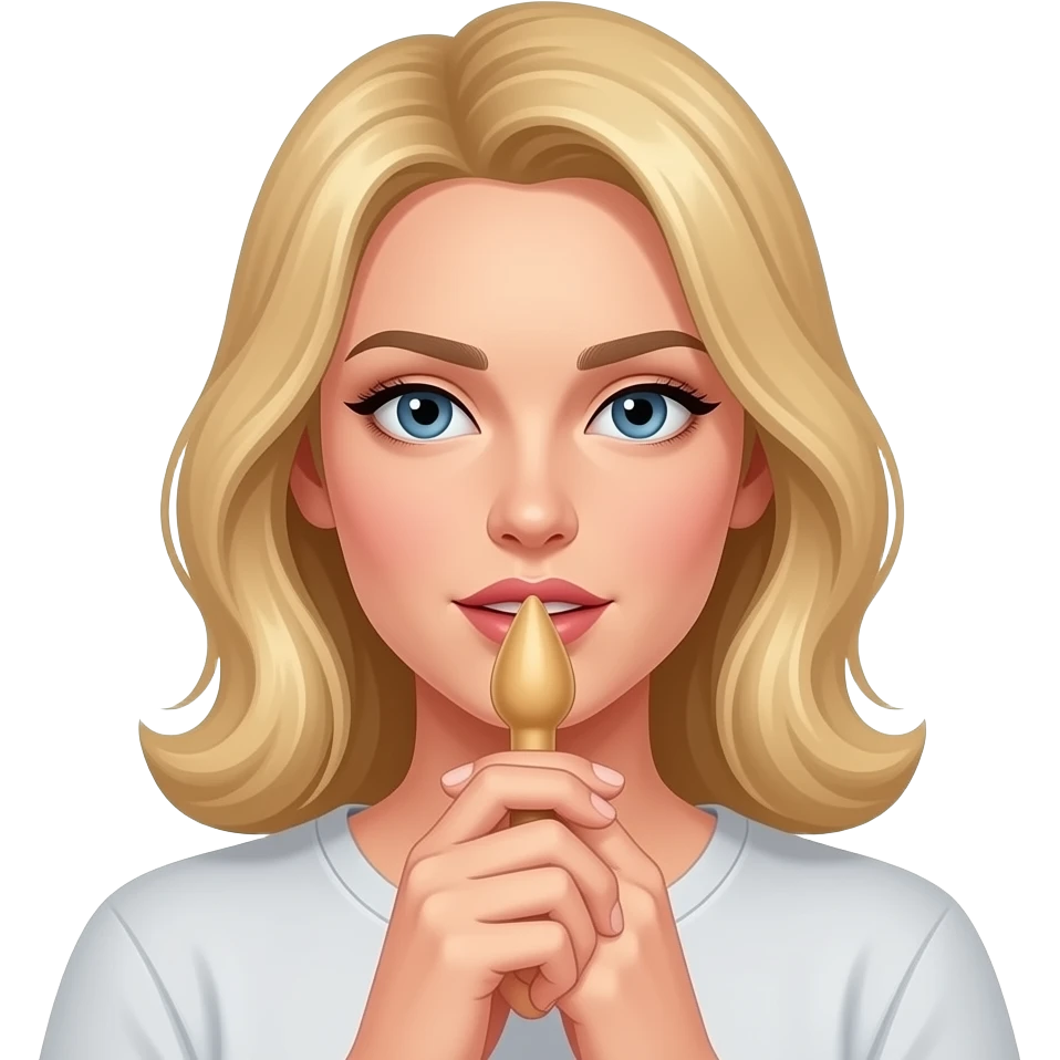 Blond Anal Pegging emoji