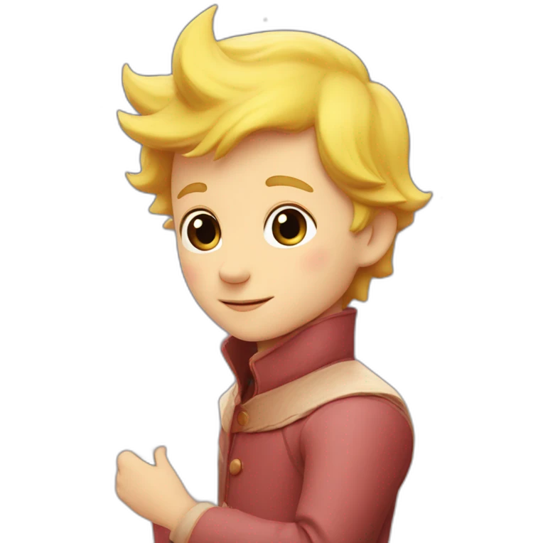 le petit prince and the rose emoji