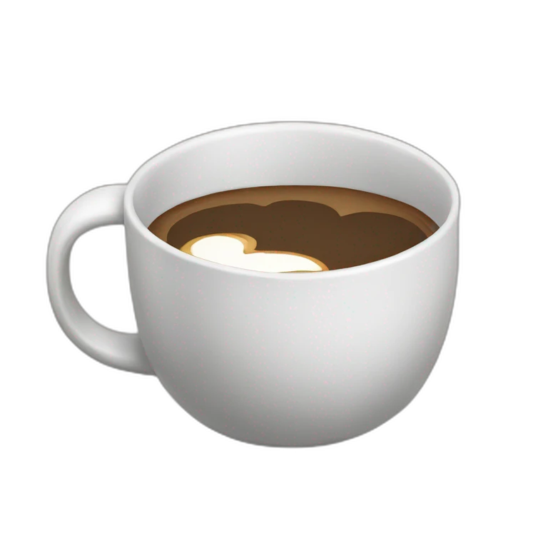 grumpy cat drops a coffee mug emoji