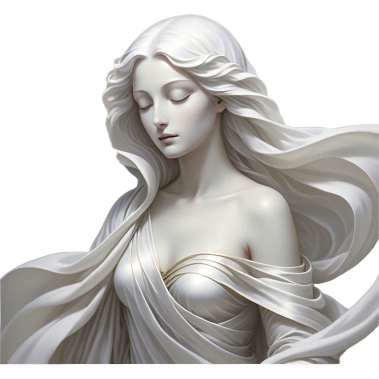 Regal and mysterious, with a flowing, sheet-like form draped in silvery-white hues, softly billowing as if caught in an unseen breeze, eye holes glowing with deep, thoughtful wisdom, simplified yet sophisticated, highly detailed, with a soft spectral radiance, high shine, exuding quiet authority, with a glowing outline that captures the essence of an ancient, noble spirit drifting through time! emoji