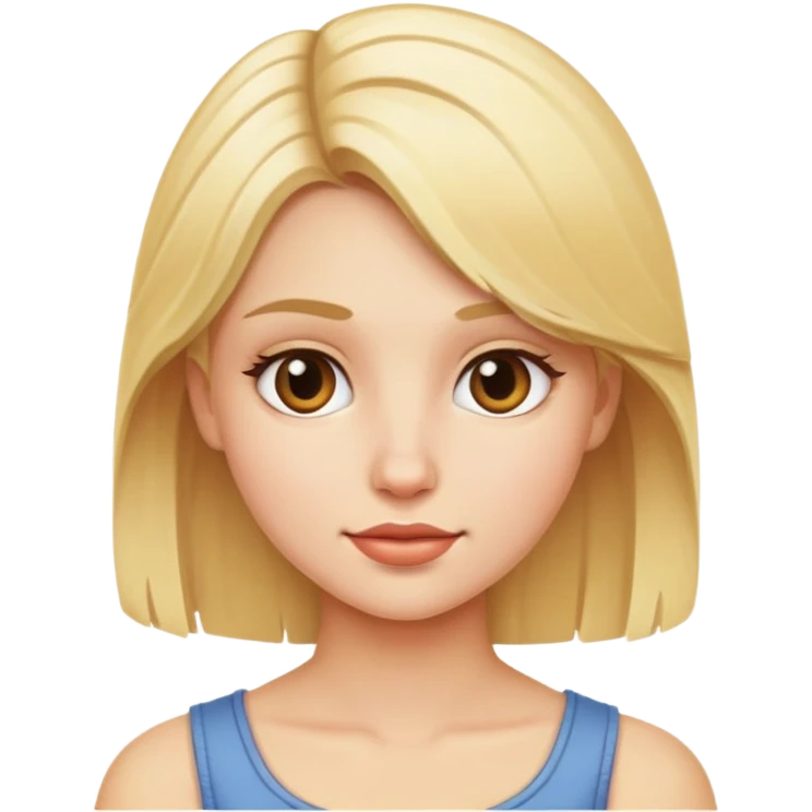 Blonde girl emoji