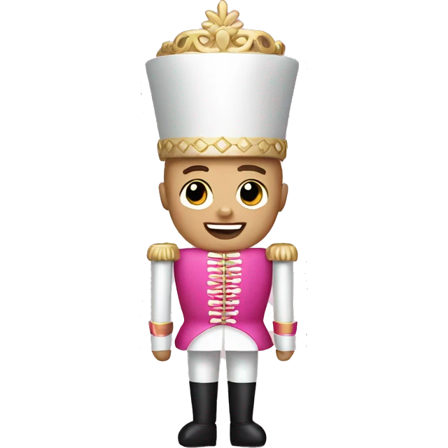 Pink nutcracker  emoji