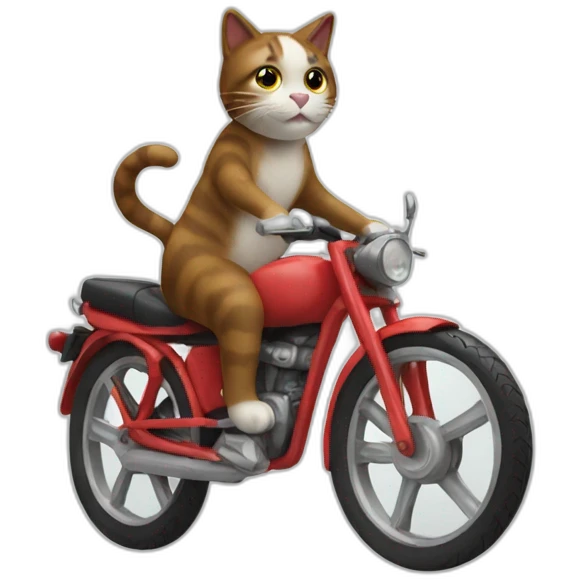 make cat on the bike emoji