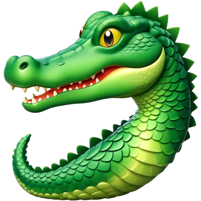 3d alligator emoji