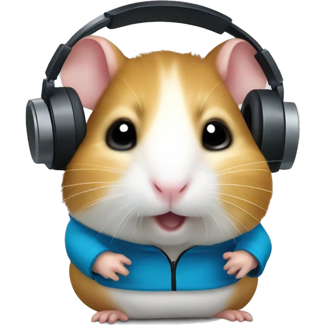 Dj hamster emoji