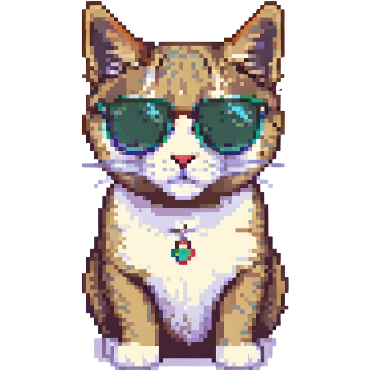 cat wearing sunglasses emoji