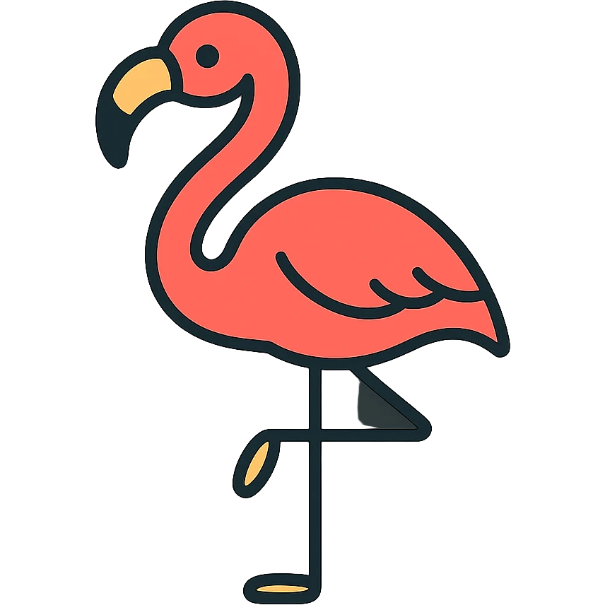 flamingo emoji