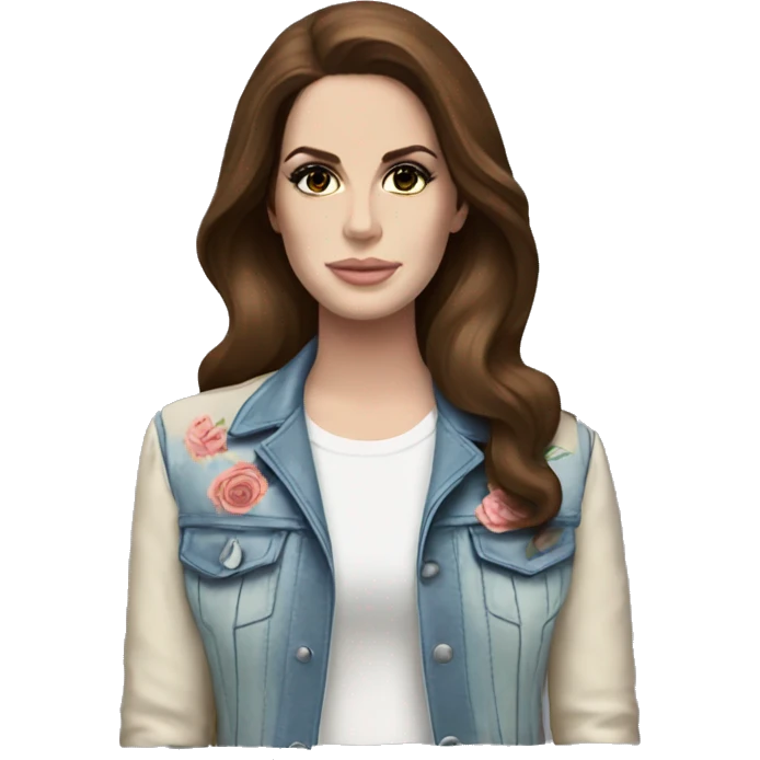 Lana del Rey with jacket emoji