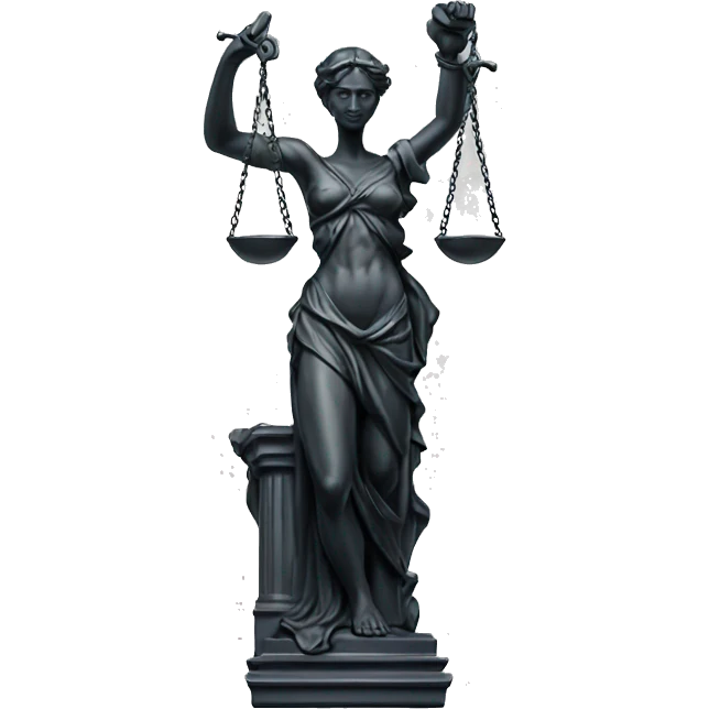 Justitia statue  emoji
