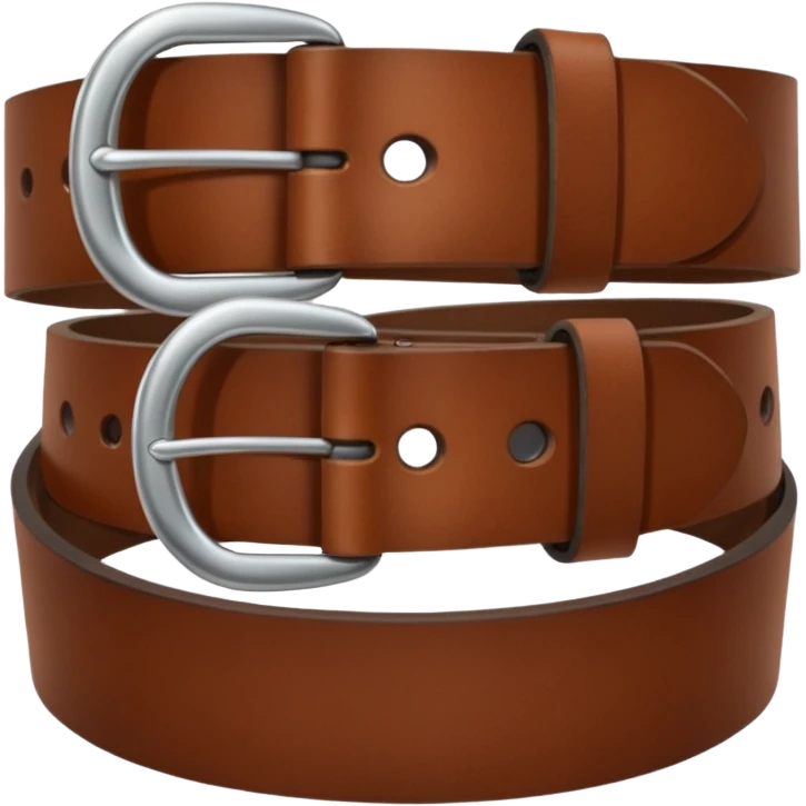 Belt for pant, brown colour ,one round only and look classic emoji