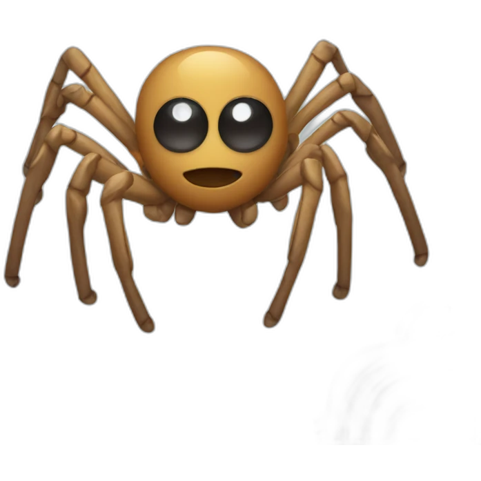 Spider wearing a backpack emoji