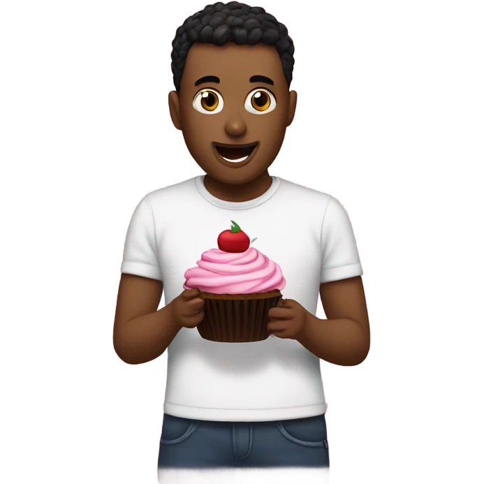 EDP eating a cupcake emoji