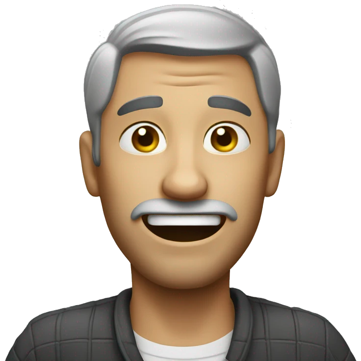 Drunk man emoji