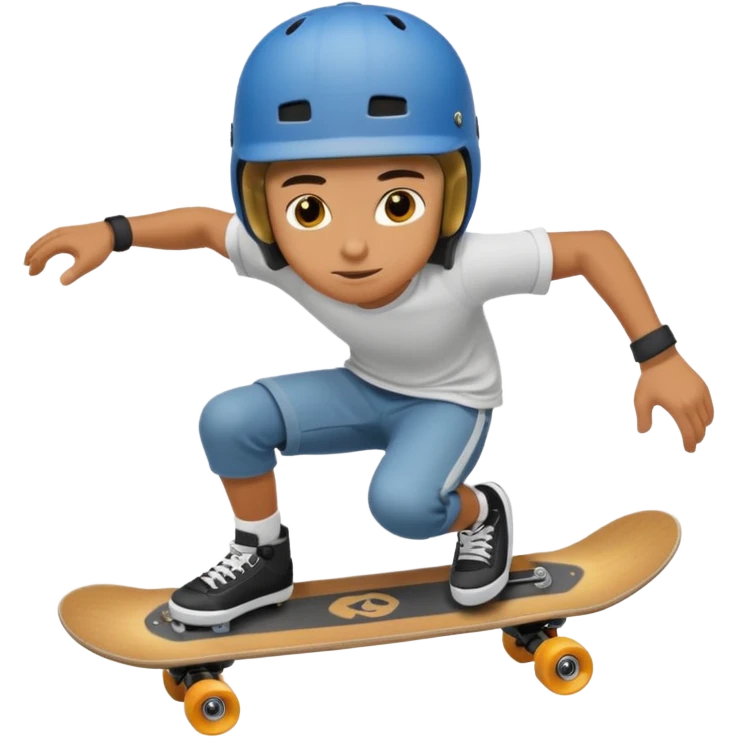 Digo whit a skateboard emoji