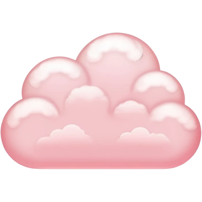 light pink light soft glow emoji