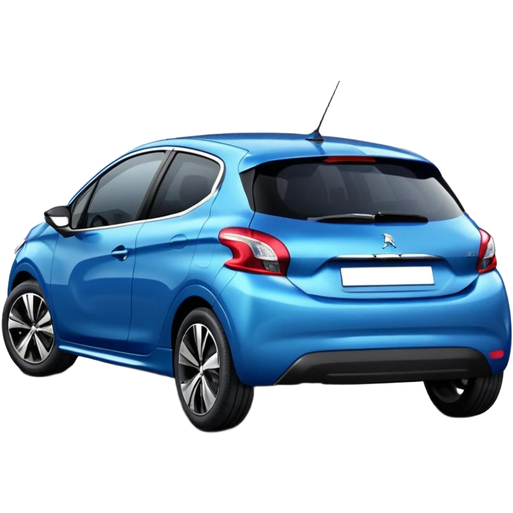 Peugeot 208 blu emoji