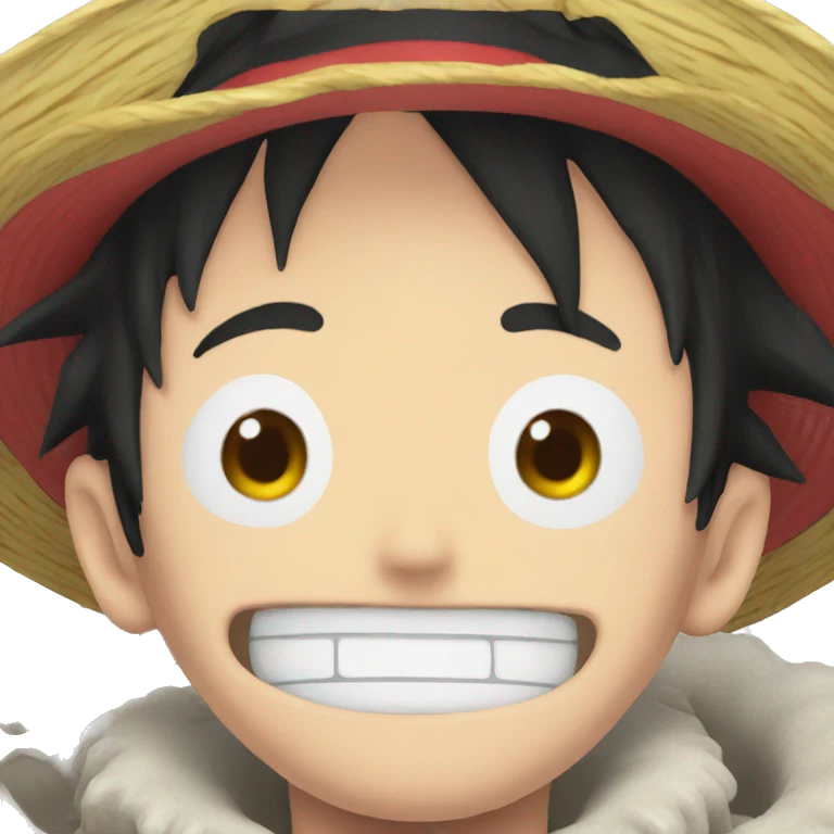 Luffy melt emoji