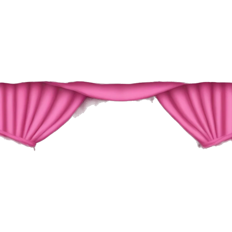 Pink curtains emoji