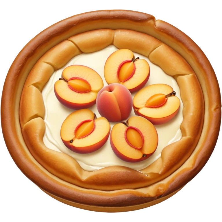 peach dutch baby emoji