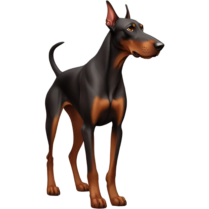red Doberman  emoji