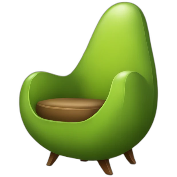 avocado armchair emoji