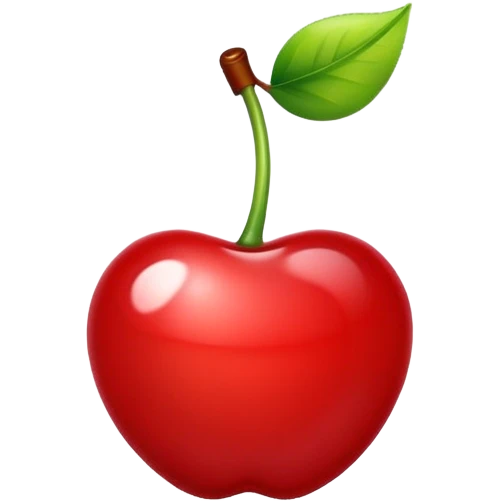 Cherry cute emoji