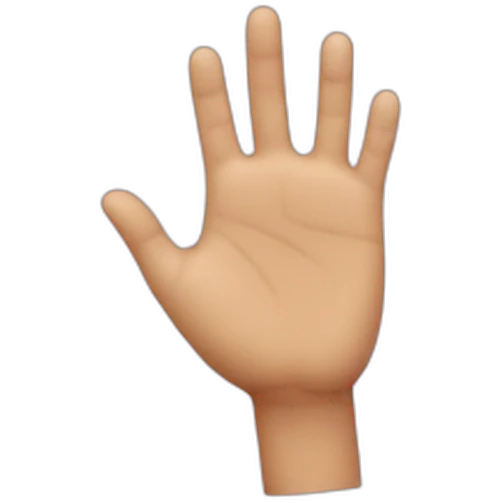 Coeur main emoji
