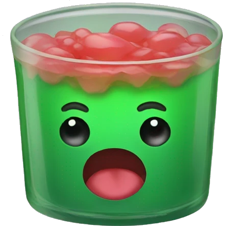 Jello green emoji