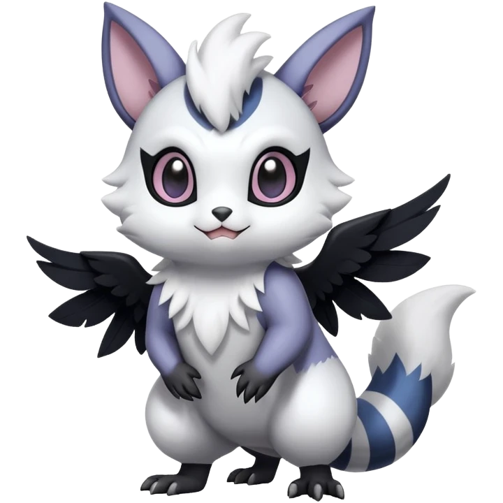 Shiny Furret-Absol-Noibat-Hybrid (Full body) emoji