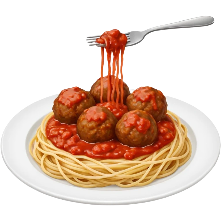 generate me spaghetti with meat balls emoji