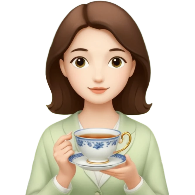 English garden tea time mood, soft afternoon light, porcelain teacup, subtle greenery, minimal premium body lotion, calm and elegant, no face, no text. emoji