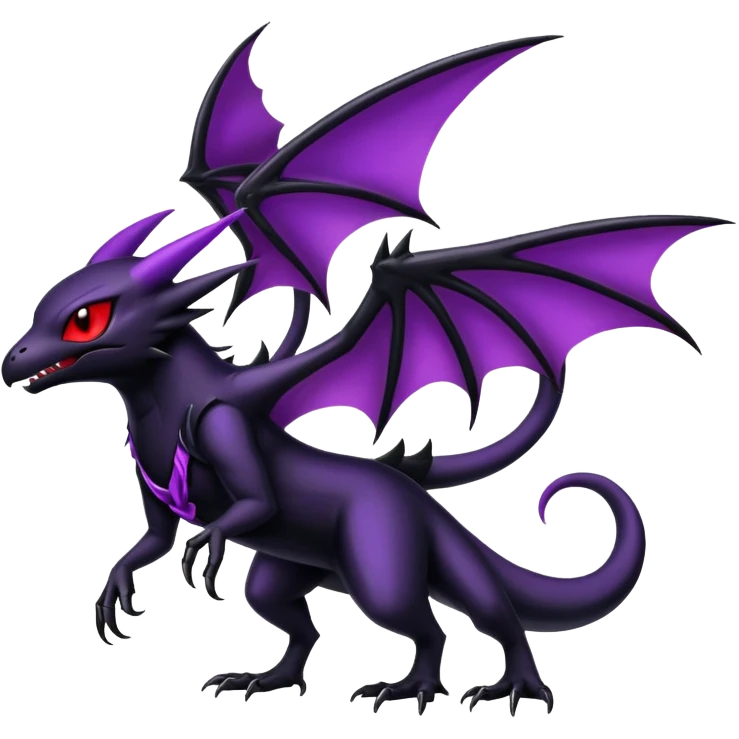 Shiny Epic Badass Gothic Dark Noibat-Salandit-Darkrai-Hybrid emoji