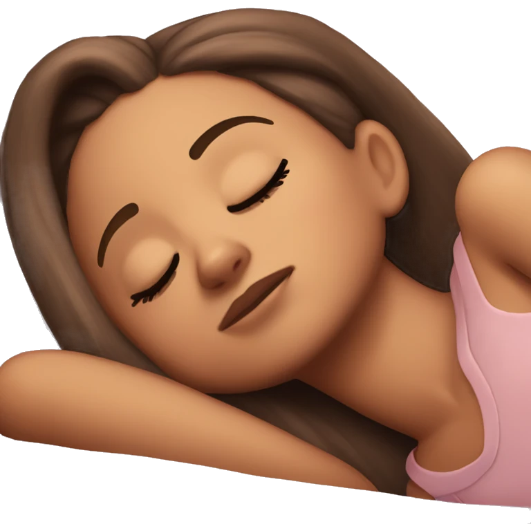 Ariana Grande sleeping emoji