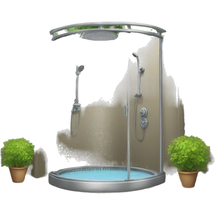 outdoor shower emoji