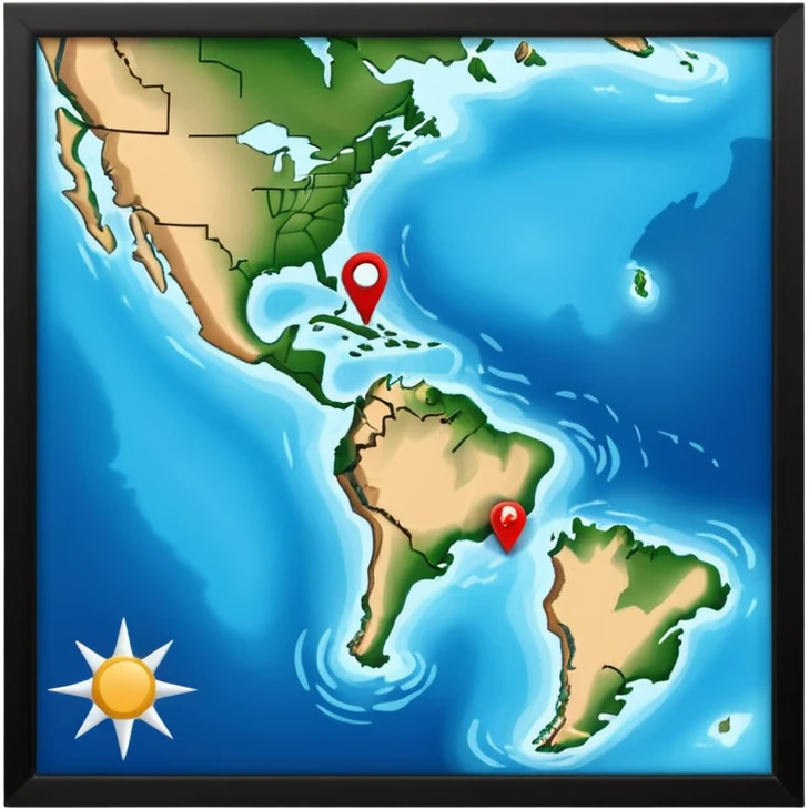 like the last one but more locaters on a wider range of map - west coast of south island nz emoji