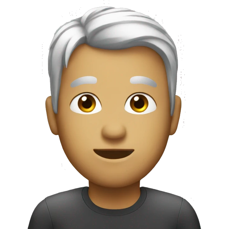 Sparkling head emoji