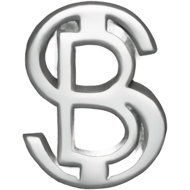 Money dollar sign letter b emoji