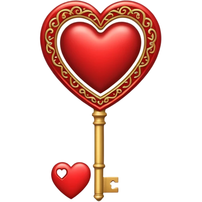 Key to a heart  emoji