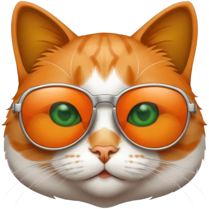 Cat wearing sunglasses emoji
