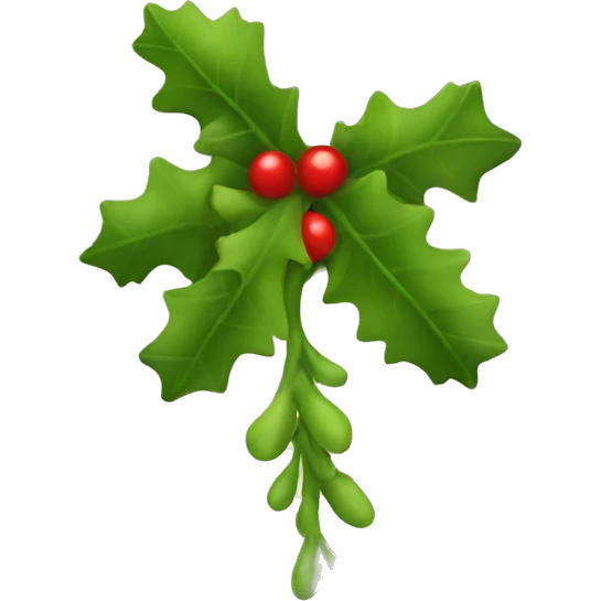 mistletoe  emoji