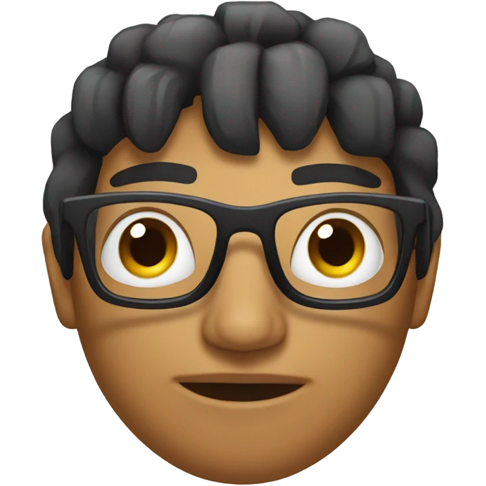 Peruvian inca with glasses emoji